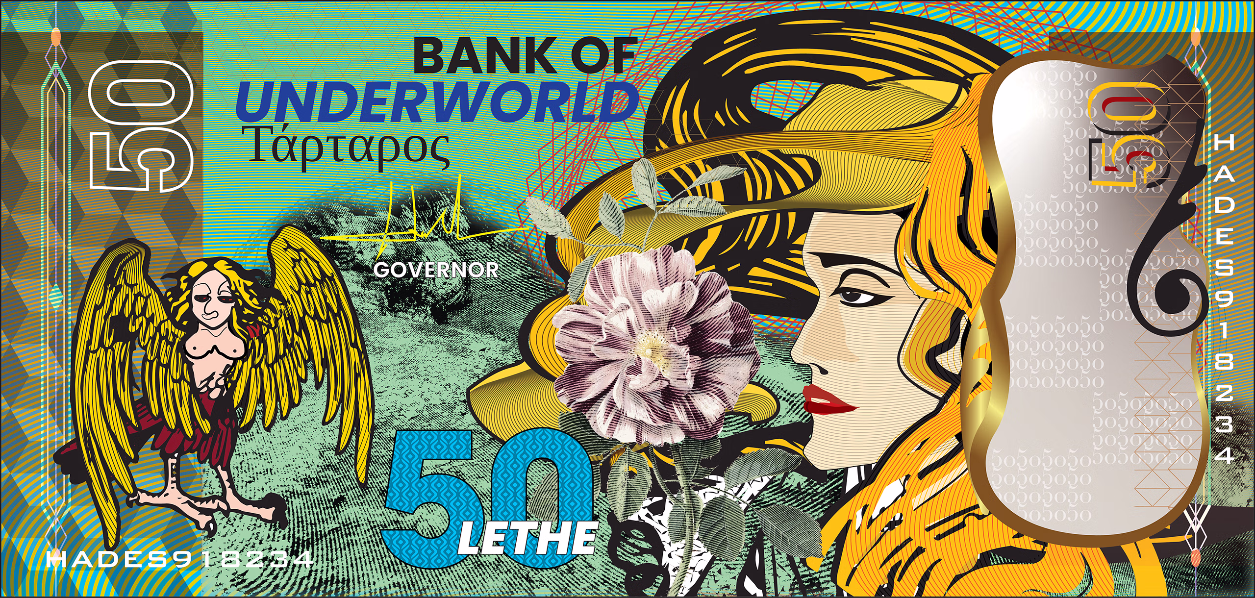 Backside of Persephone 50 Lethe - 1st Design