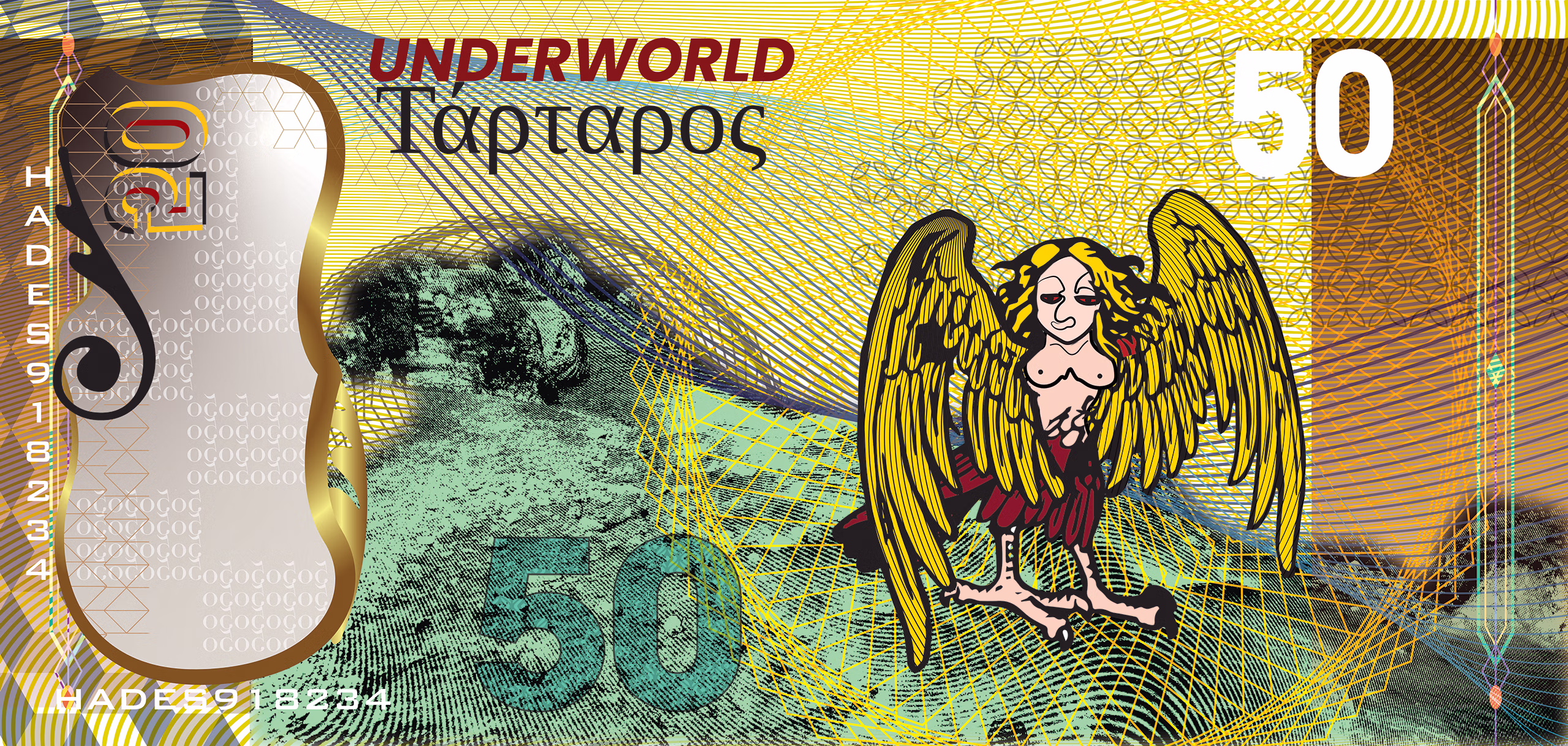 Backside of Persephone 50 Lethe - 1st Design