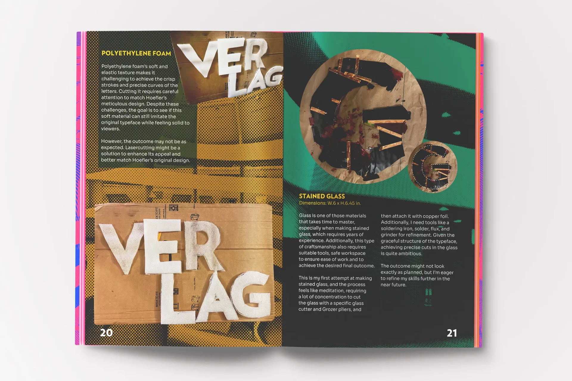 A Visual Analysis, Elegance, and Legacy of the Verlag Typeface, Page 20-21