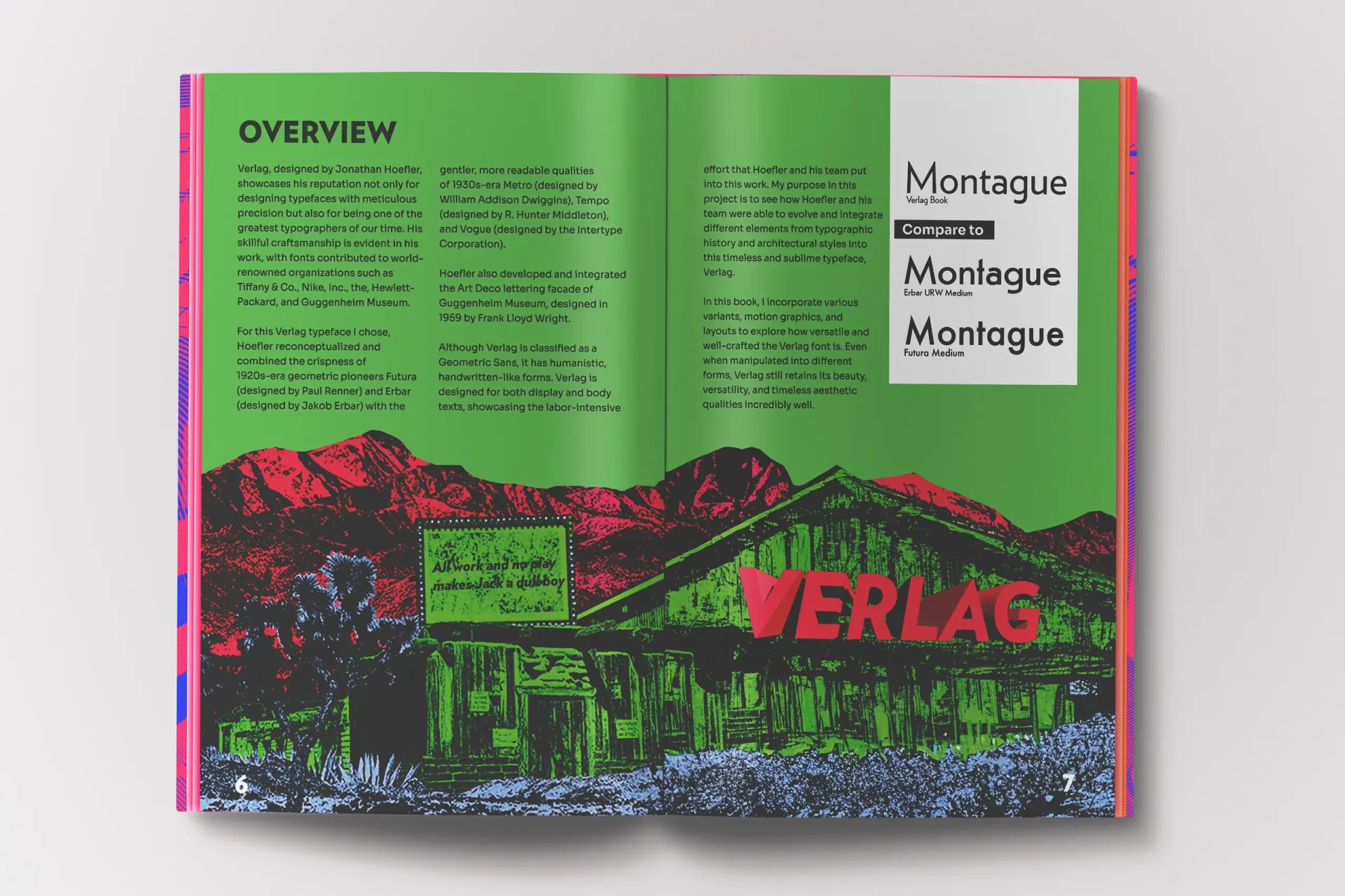 A Visual Analysis, Elegance, and Legacy of the Verlag Typeface, Page 6-7